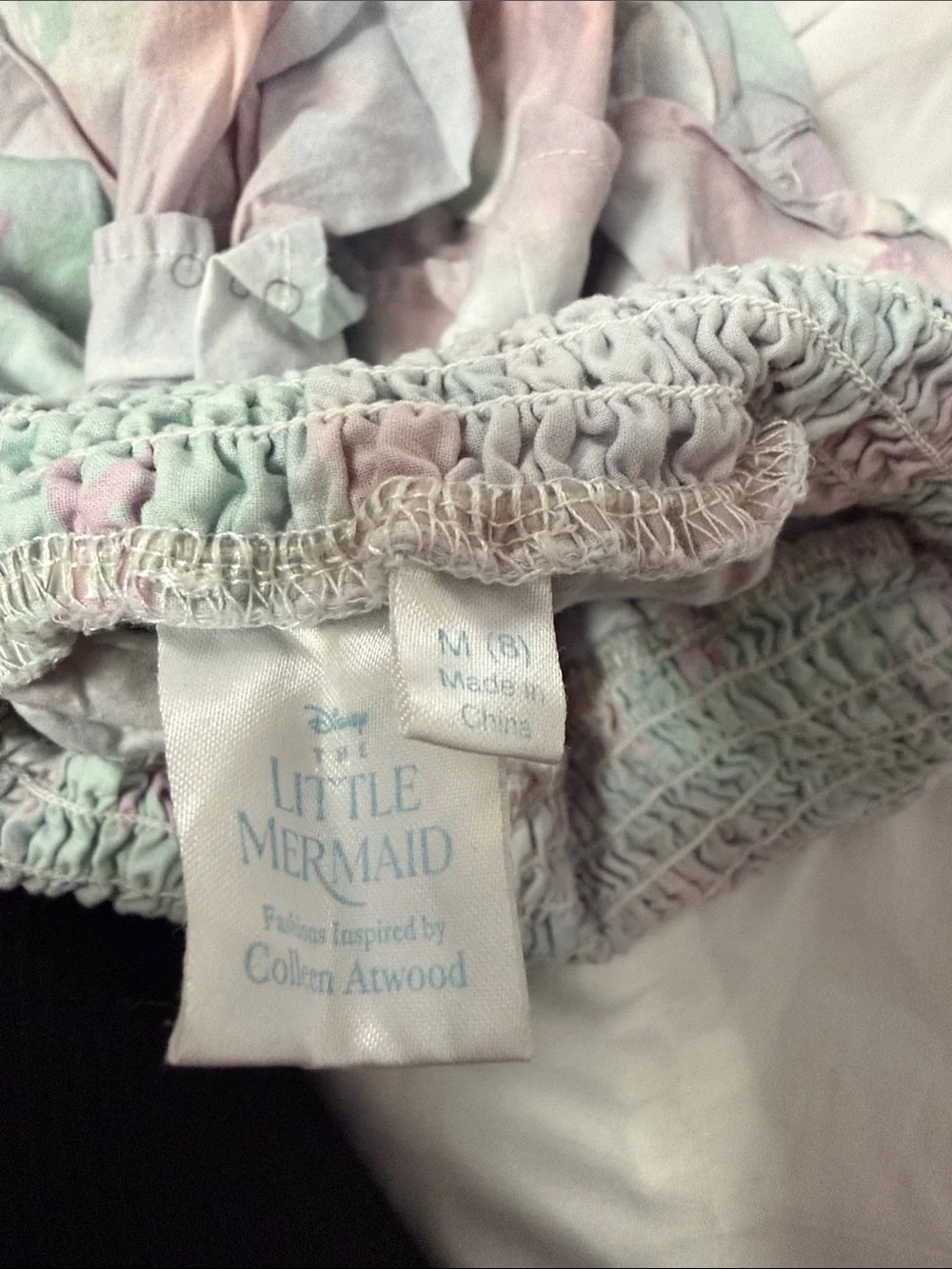 Disney Pastel Mermaid Tiered Skirt in Mint, Lavender & Blush